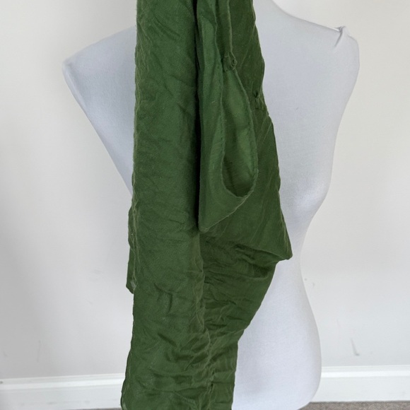 Charming Charlie Deep Green Scarf - Picture 3 of 5